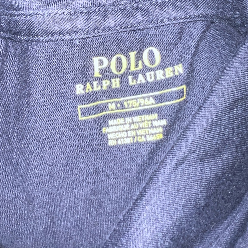 Polo Ralph Lauren Mens Jersey Hooded T-shirt Medium /Blue - Picture 6 of 9